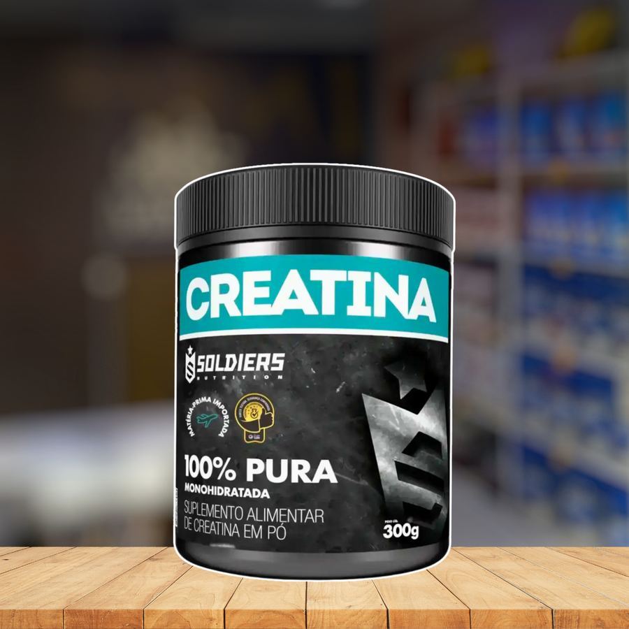 CREATINA 100% PURA MONOHIDRATADA SOLDIERS 300G